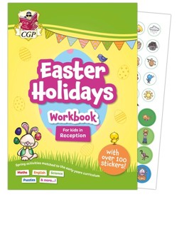 New CGP Easter Holidays Activity Workbook - for kids in Reception (ages 4-5)