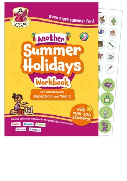 Another CGP Summer Holidays Activity Workbook - for kids between Reception and Year 1 (ages 4-5)