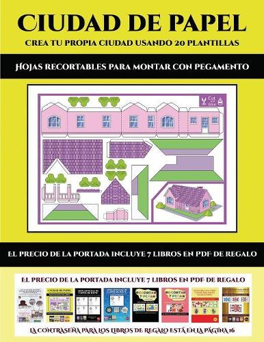 Hojas recortables para montar con pegamento (Ciudad de papel