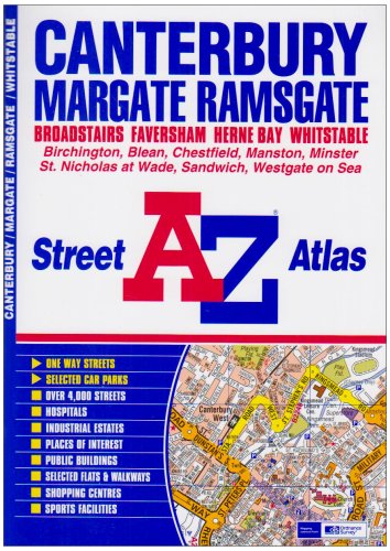 Canterbury, Margate, Ramsgate and Whitstable Street Atlas