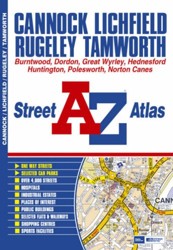 A-Z Cannock, Lichfield,  Rugeley, Tamworth
