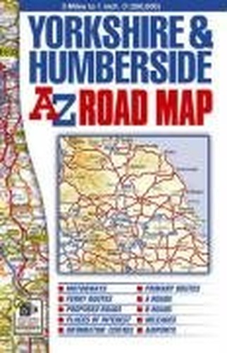 Yorkshire and Humberside Road Map