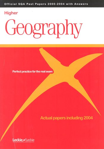 Geography Higher SQA Past Papers