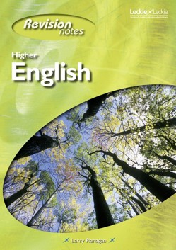 HIGHER ENGLISH REVISION NOTES