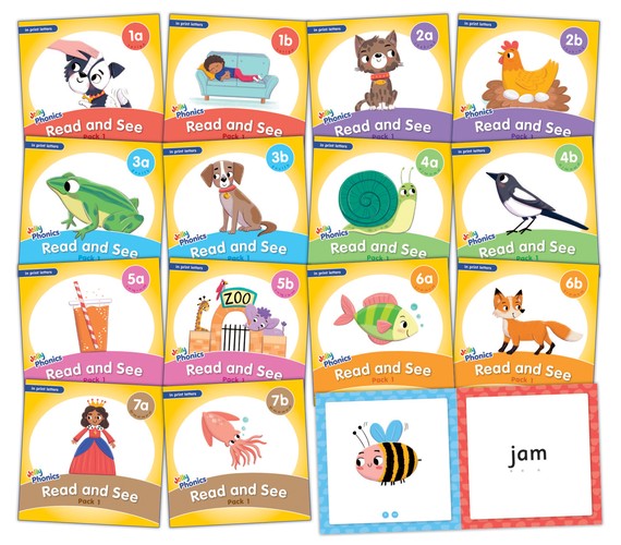 Jolly Phonics Read and See, Pack 1