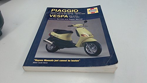 Piaggio (Vespa) Scooters Service and Repair Manual