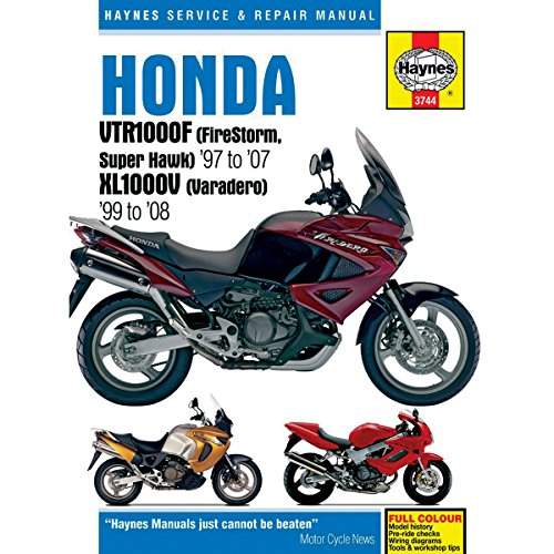 Honda VTR1000F (FireStorm, Super Hawk) and XL1000V Varadero) Service and Repair Manual