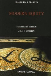 Hanbury & Martin: Modern Equity
