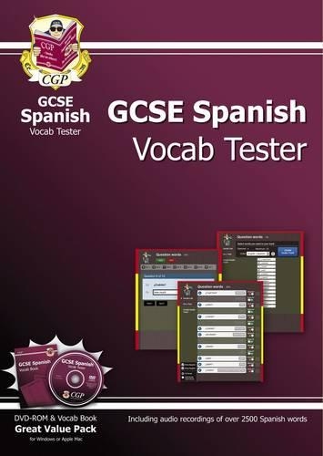 GCSE Spanish Interactive Vocab Tester - DVD-ROM and Vocab Book (A*-G course)