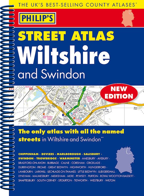 Philip's Street Atlas Wiltshire and Swindon
