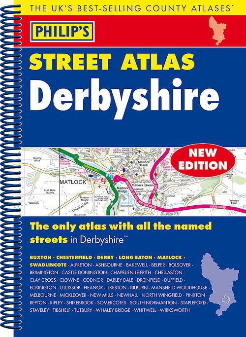 Philip's Street Atlas Derbyshire