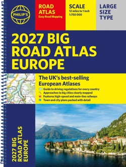 Philip's 2027 Big Road Atlas of Europe