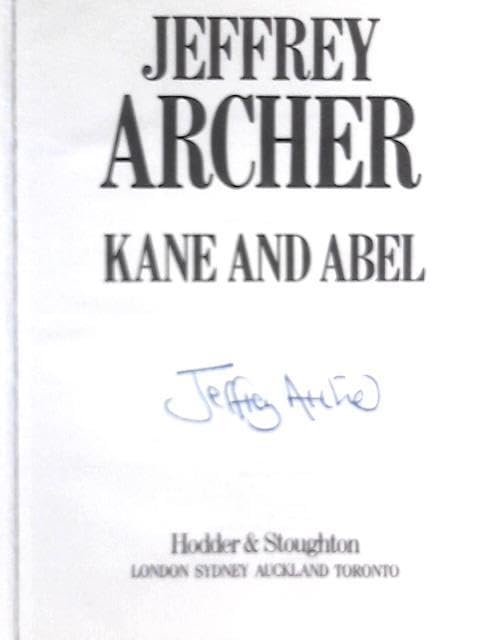 JEFFREY ARCHER KANE A