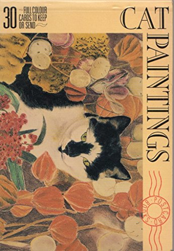 POSTCARD BOOK CAT PAINTINGS
