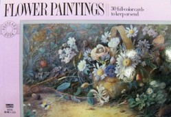 POSTCARD BOOK FLOWER PAINTING