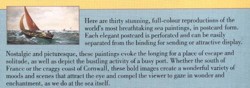 POSTCARD BOOK SEA PAINTINGS