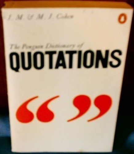 Penguin Dictionary of Quotations
