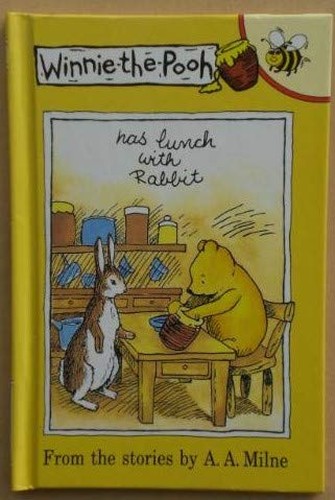 Winnie the Pooh Has Lunch with Rabbit