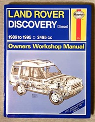 Land Rover Discovery Diesel Owners Workshop Manual