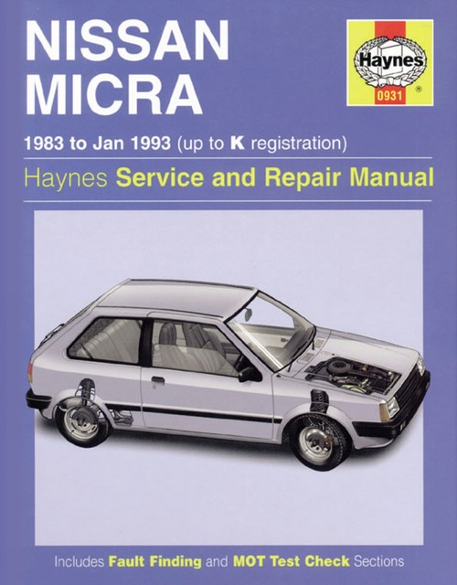 Nissan Micra (83 - Jan 93) Up To K