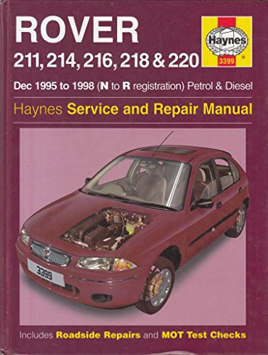 Rover 200 Series (95-98) Service and Repair Manual