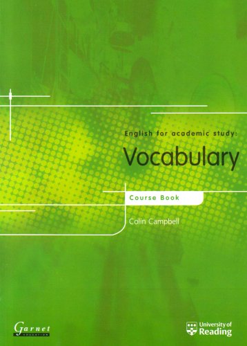 English for Academic Study - Vocabulary Course Book - Edition 1