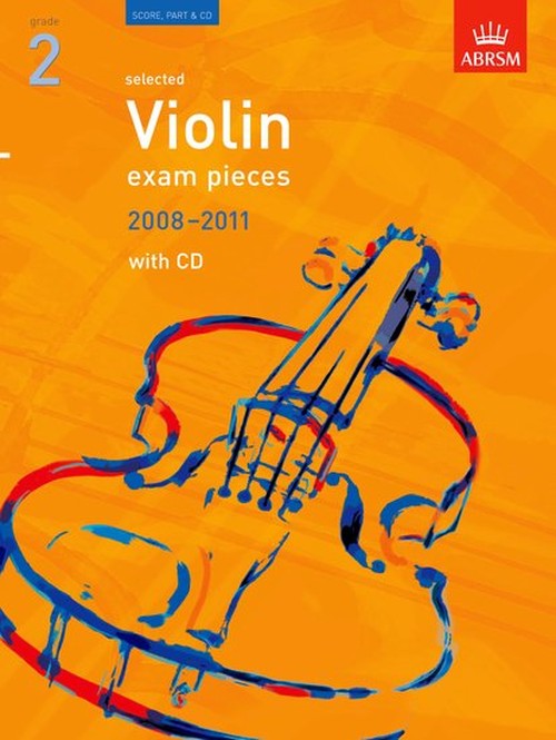 Selected Violin Exam Pieces 2008-2011, Grade 2, Score, Part & CD