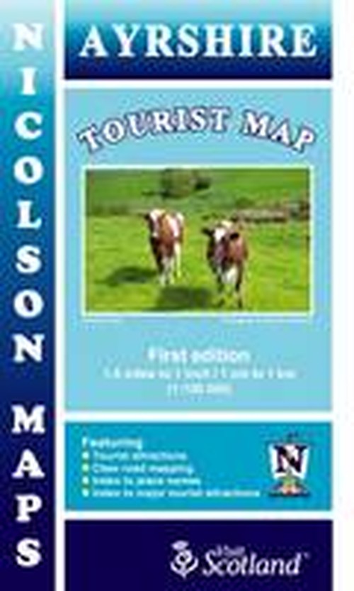 Nicolson Tourist Map Ayrshire