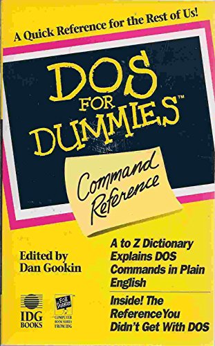 DOS for Dummies(r) Command Reference