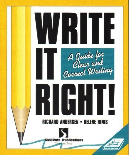Write It Right!