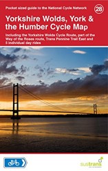Yorkshire Wolds, York & the Humber Cycle Map 28 - Including Yorkshire Wolds Cycle Route, part of the Way of the Roses route, Trans Pennine Trail East and 5 individual day rides