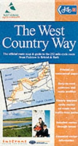 West Country Way Cycle Route Map (Padstow - Bristol/Bath): The Official Map to the 252 Mile Route