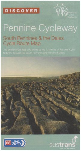 Pennine Cycleway, South Pennines and The Dales Cycle Route Map