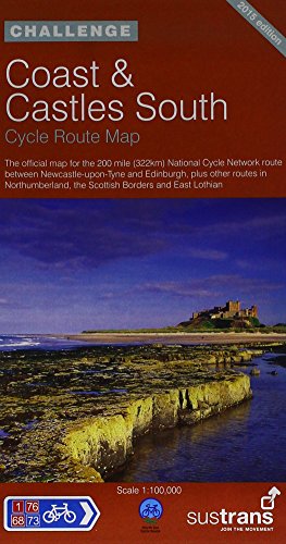 Coast and Castles South - Sustrans Cycle Routes Map: Sustrans Official Cycle Route Map and Information Covering the 200 Mile National Cycle Network ... Lothian (Sustrans National Cycle Network)