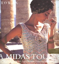 A Midas Touch - A collection Of 13 Knitting Pattern Designs From Rowan Featuring Glimmer Print