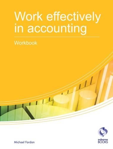Work Effectively in Accounting Workbook