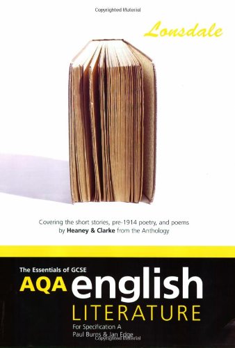 AQA GCSE English Literature a Short Stories Pre-1914 Poetry