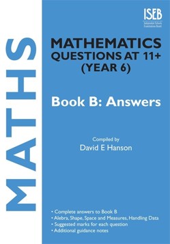 Mathematics Questions at 11+ (Year 6) Book B: Answers
