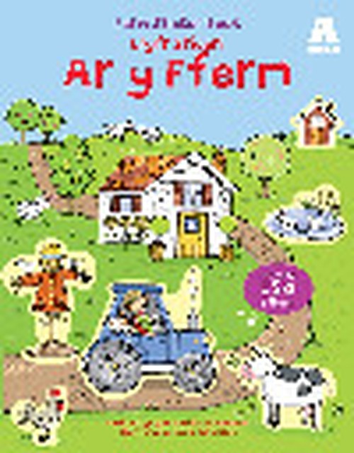 Llyfr Sticeri ar y Fferm/Farm Sticker Book