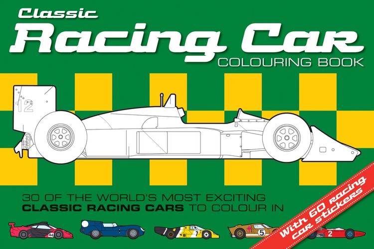 Classic Racing Car Colouring Book