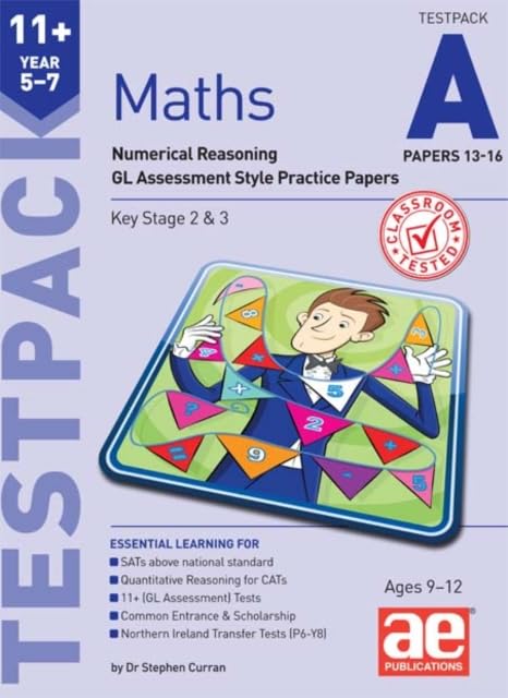 11+ Maths Year 5-7 Testpack A Papers 13-16