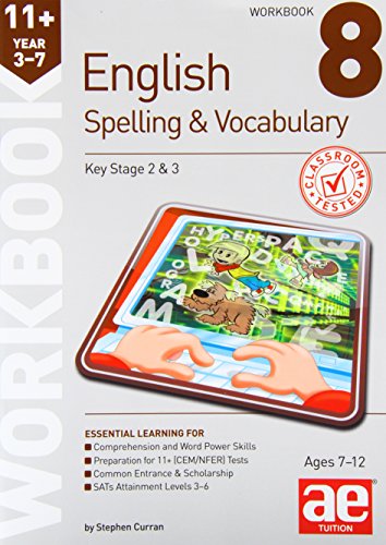 11+ Spelling and Vocabulary Workbook 8