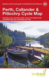 Perth, Callander & Pitlochry Cycle Map 43: Including Lochs and Glens North, Coast & Castles North, the Salmon Run and 4 Individual Day Rides
