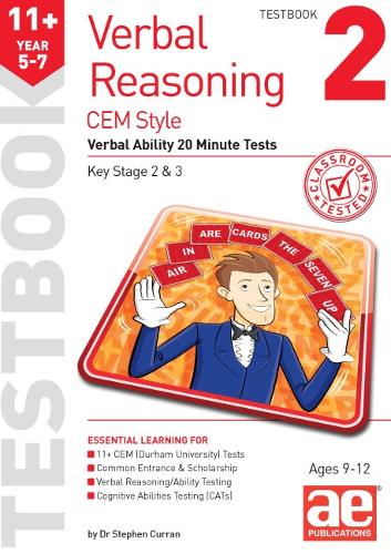 11+ Verbal Reasoning Year 5-7 CEM Style Testbook 2
