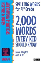 Spelling Words for 4th Grade