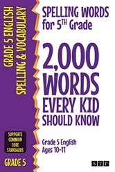 Spelling Words for 5th Grade
