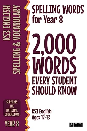 Spelling Words for Year 8