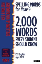Spelling Words for Year 9