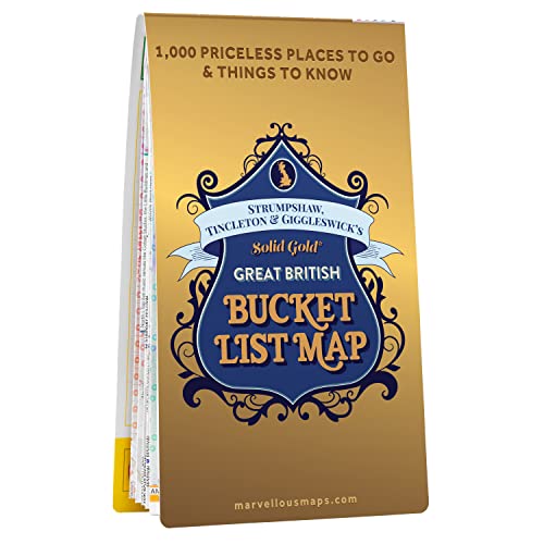 Marvellous Maps - Great British Bucket List Map | Marvellous Maps | Adventure Gifts | Discover Britain