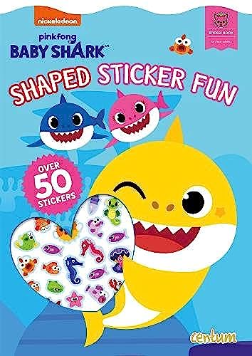 Baby Shark Shaped Sticker Fun